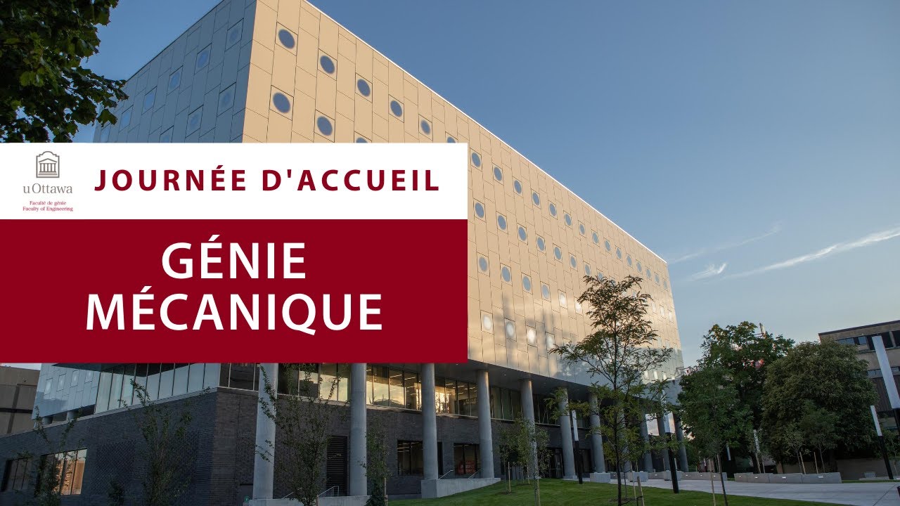 Journée d'accueil - Génie mécanique