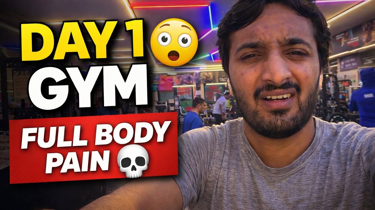 First Day Gym After 5 Years 😳 | Full Body Pain 💀 | Dubai Morning Routine 🇦🇪