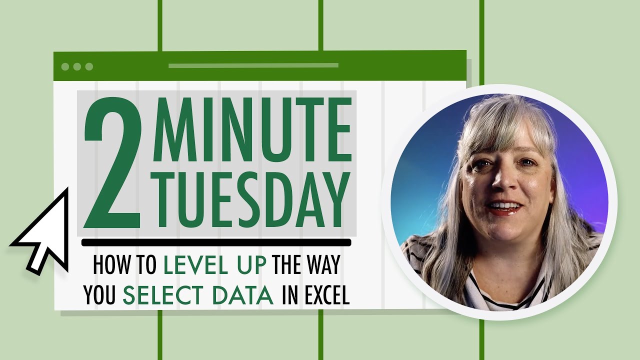 2 Minute Tuesday | Shortcuts for Selecting Data in Excel