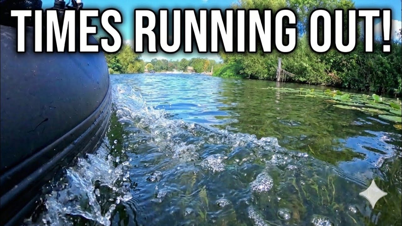 Running Out Of Time "Literally" Free Fishing Parking Thames CHALLENGE D4 P4 Bellyboat 