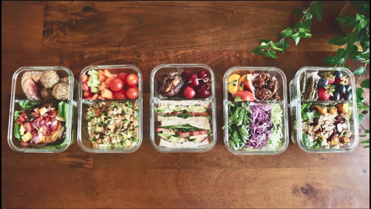 점심 밀프랩 아이디어들 | lunch mealprep ideas!