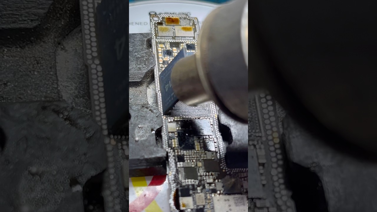 iPhone 12 water damage￼ upper board swap CPU Repair #shorts #viral #trending #iphone ￼