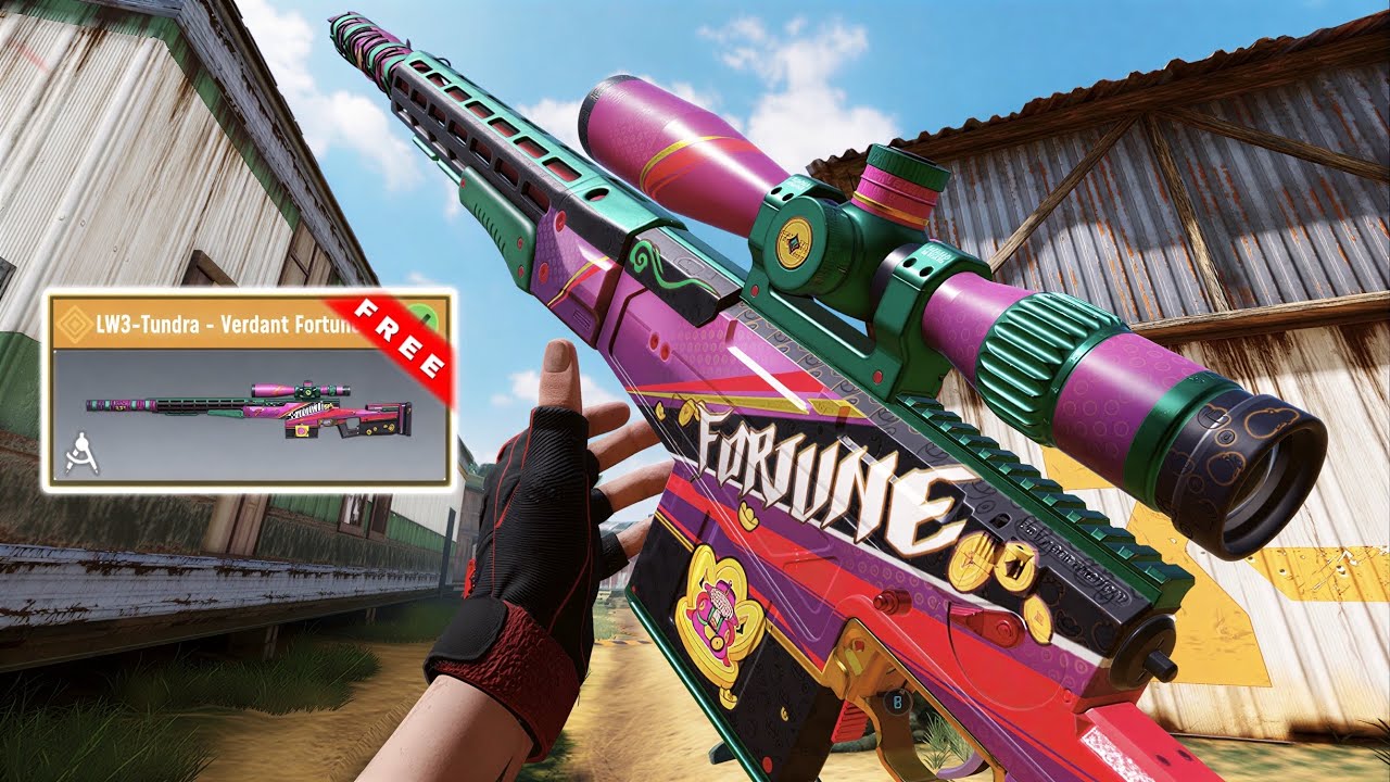 This NEW Free LW3-Tundra Skin Has The Ugliest Scope Ever!