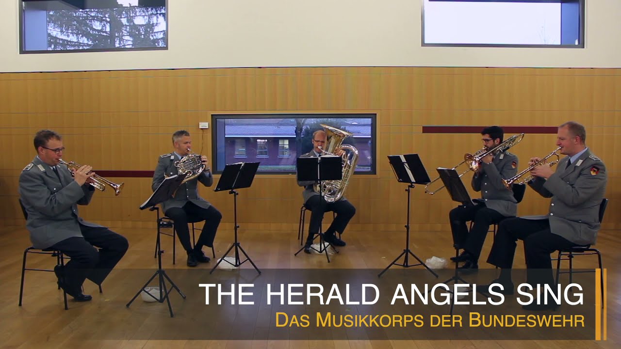 Hark! The Heralds Angels Sing -Musikkorps der Bundeswehr-Brass Quintett- Felix Mendelssohn Bartholdy