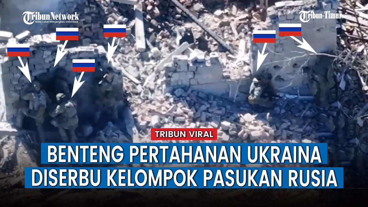 Tentara Ukraina Kabur Saat Diserang Drone dan Pasukan Rusia