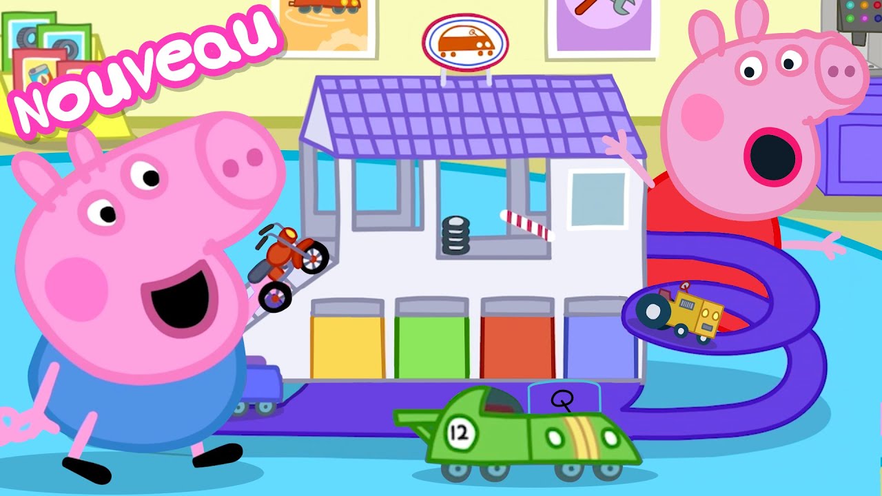 Les histoires de Peppa Pig | Garage pour Voitures-Jouets | Épisodes de Peppa Pig |