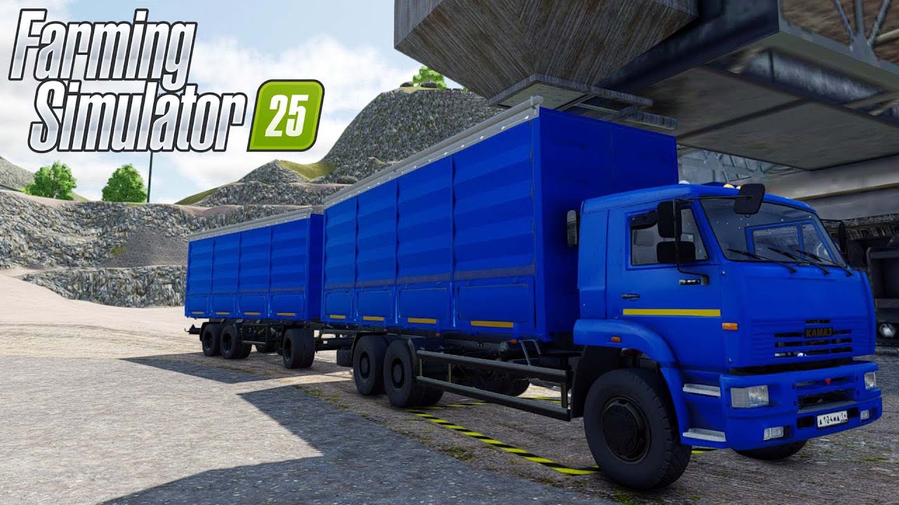 КУПИЛИ НОВЫЙ КАМАЗ И СРАЗУ НА КАРЬЕР - FARMING SIMULATOR 2025