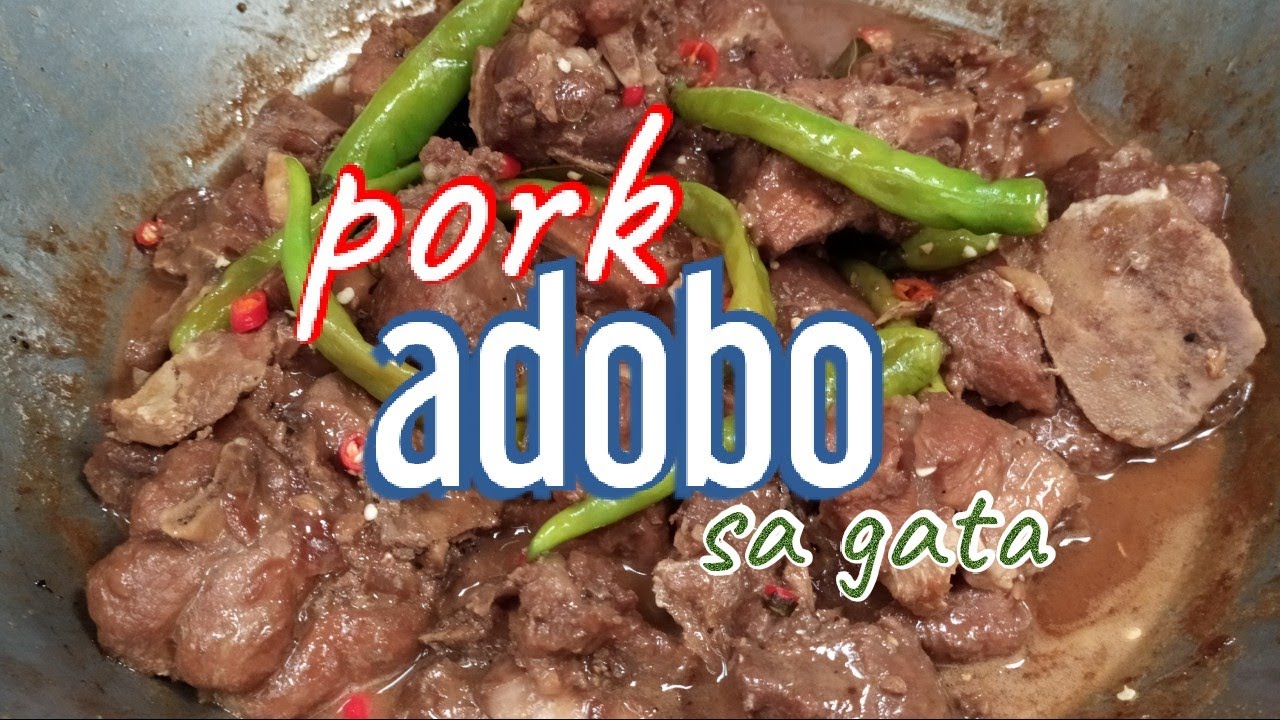 ADOBONG BABOY SA GATA (BUTO-BUTO) HOW TO COOK ADOBONG BABOY SA GATA | LUTONG PINOY 2019