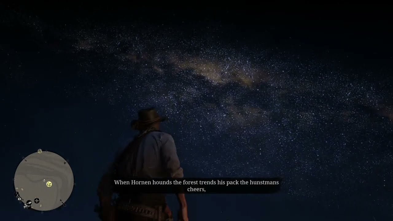 RDR2 | Beautiful View of Sky and Stars at Night ⭐️🌌