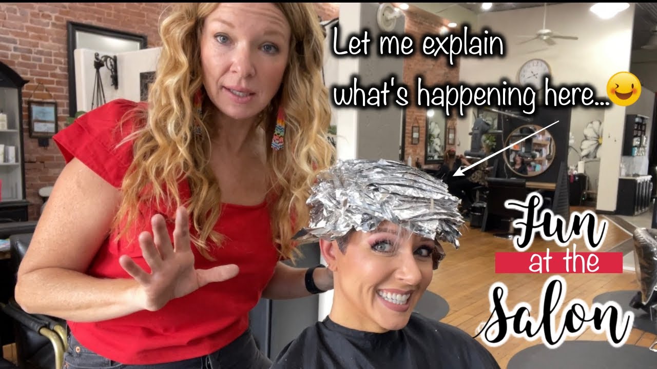 Salon Visit: Time for some BIG Color Changes! [Undercut Pixie]