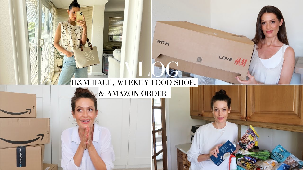 H&M HAUL, WEEKLY FOOD SHOP, AMAZON ORDER, WEEKLY VLOG