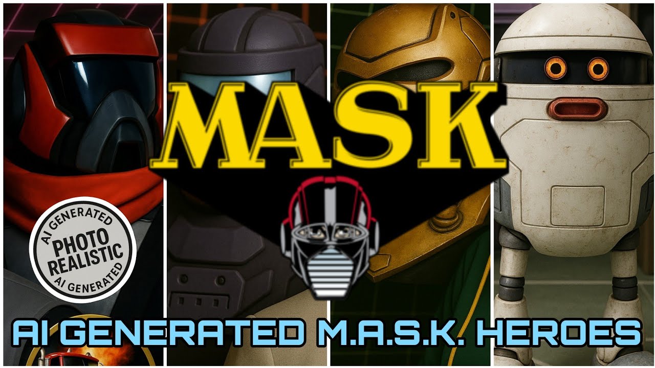 M.A.S.K. Heroes Reimagined in Stunning AI Art &ndash; 80s Cartoon Legends Brought to Life!