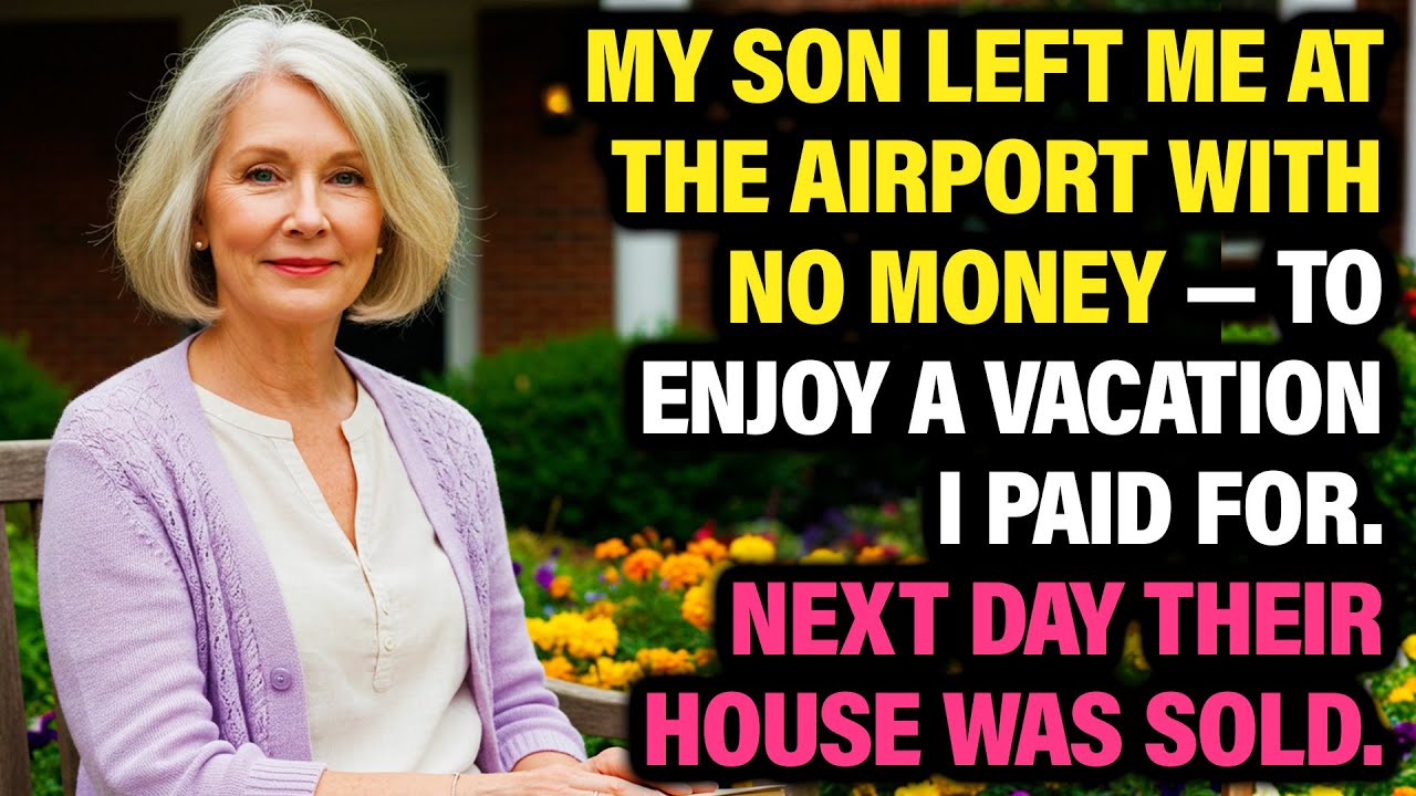 My Son Left Me At The Airport With No Money — To Enjoy A Vacation I Paid For. Next Day I Sold...