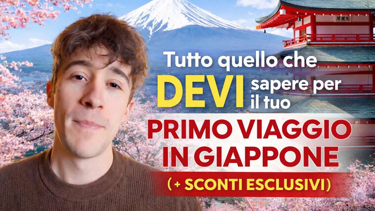 Tutto quello che DEVI sapere per il tuo PRIMO VIAGGIO IN GIAPPONE (+ SCONTI ESCLUSIVI)