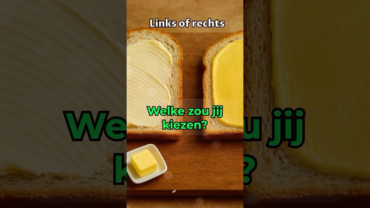 Boter vs Margarine &ndash; wat smeer jij &eacute;cht op je brood?