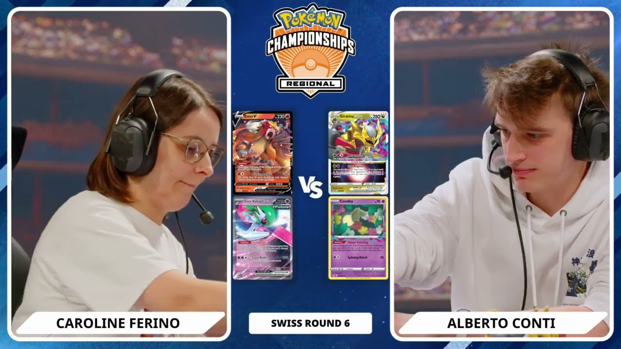 TCG Caroline Ferino Vs Alberto Conti - 2024 Pokémon Stuttgart Regional Championships Swiss R6