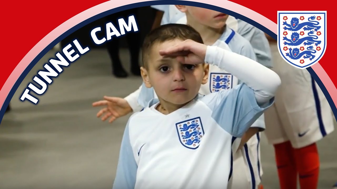 Tunnel Cam - Bradley Lowery & Jermain Defoe reunite - England v Lithuania | Inside Access