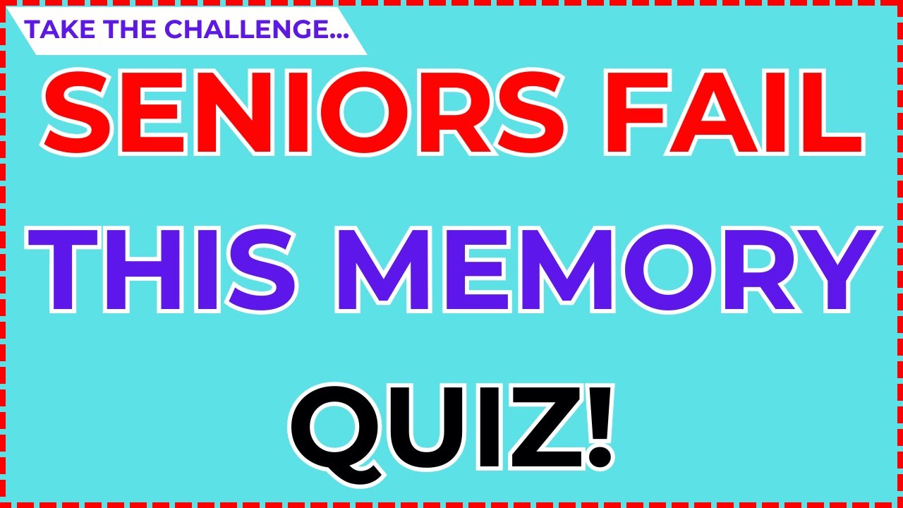 English Quiz SENIORS FAIL THIS MEMORY QUIZ! ONLY A FEW CAN PASS THIS BRAIN TEST! | Gk-07