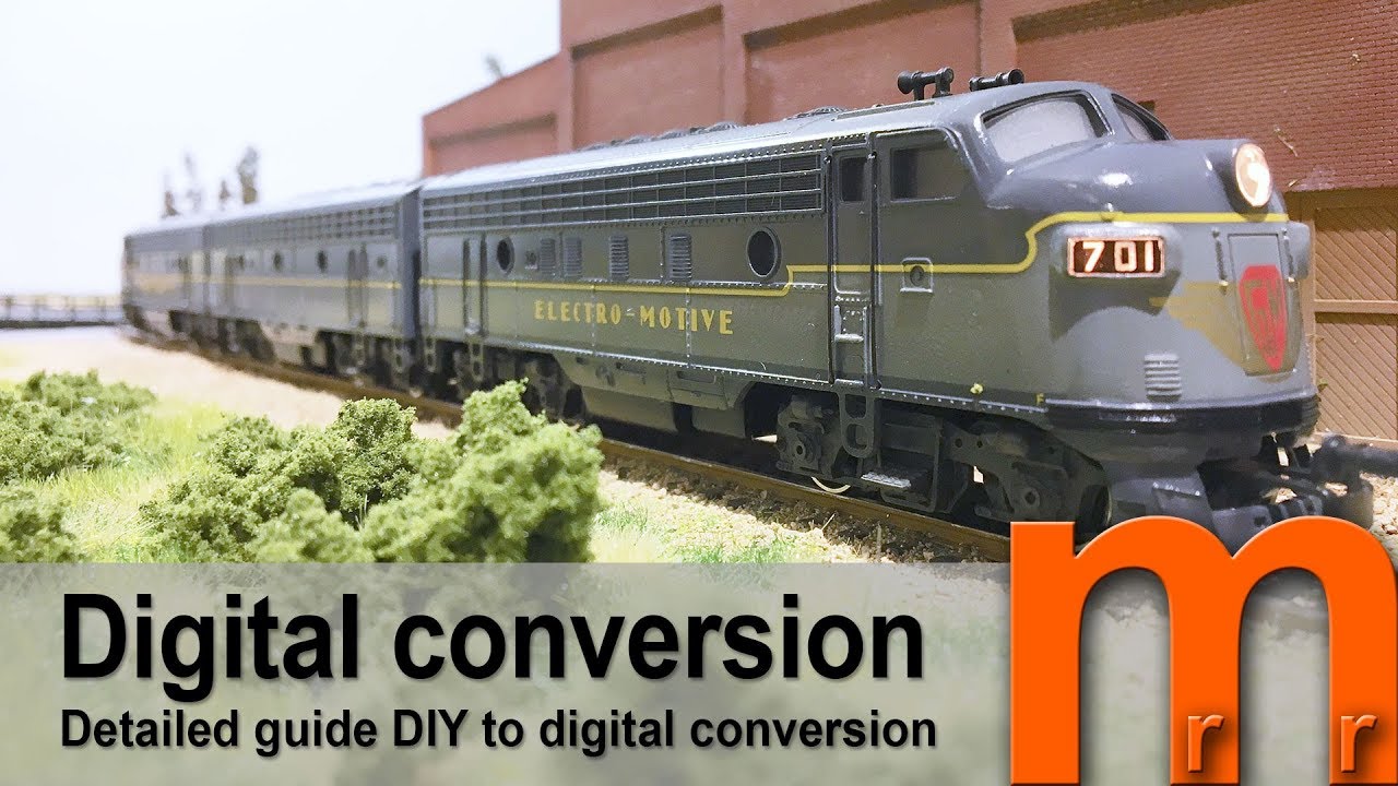 Цифровое преобразование двухмоторного двигателя EMD F7 — подробное руководство своими руками