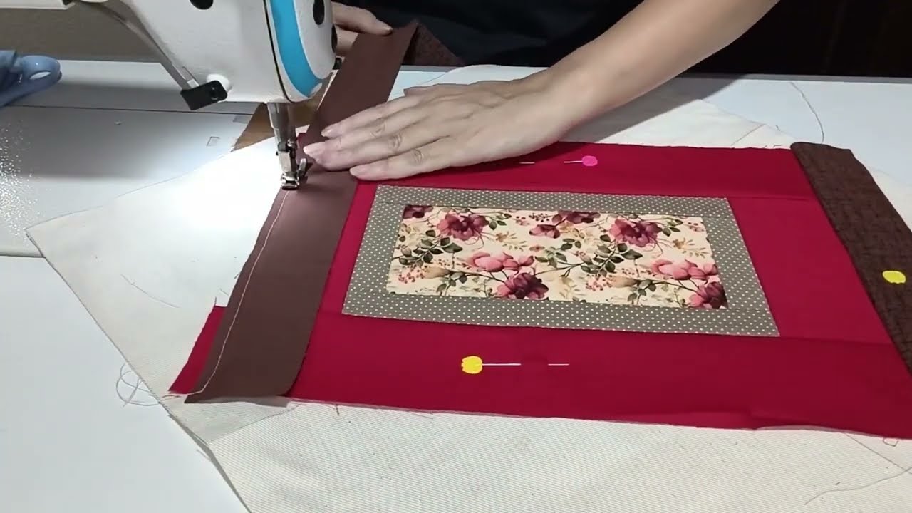 Almofada em Patchwork ✨ técnica fácil