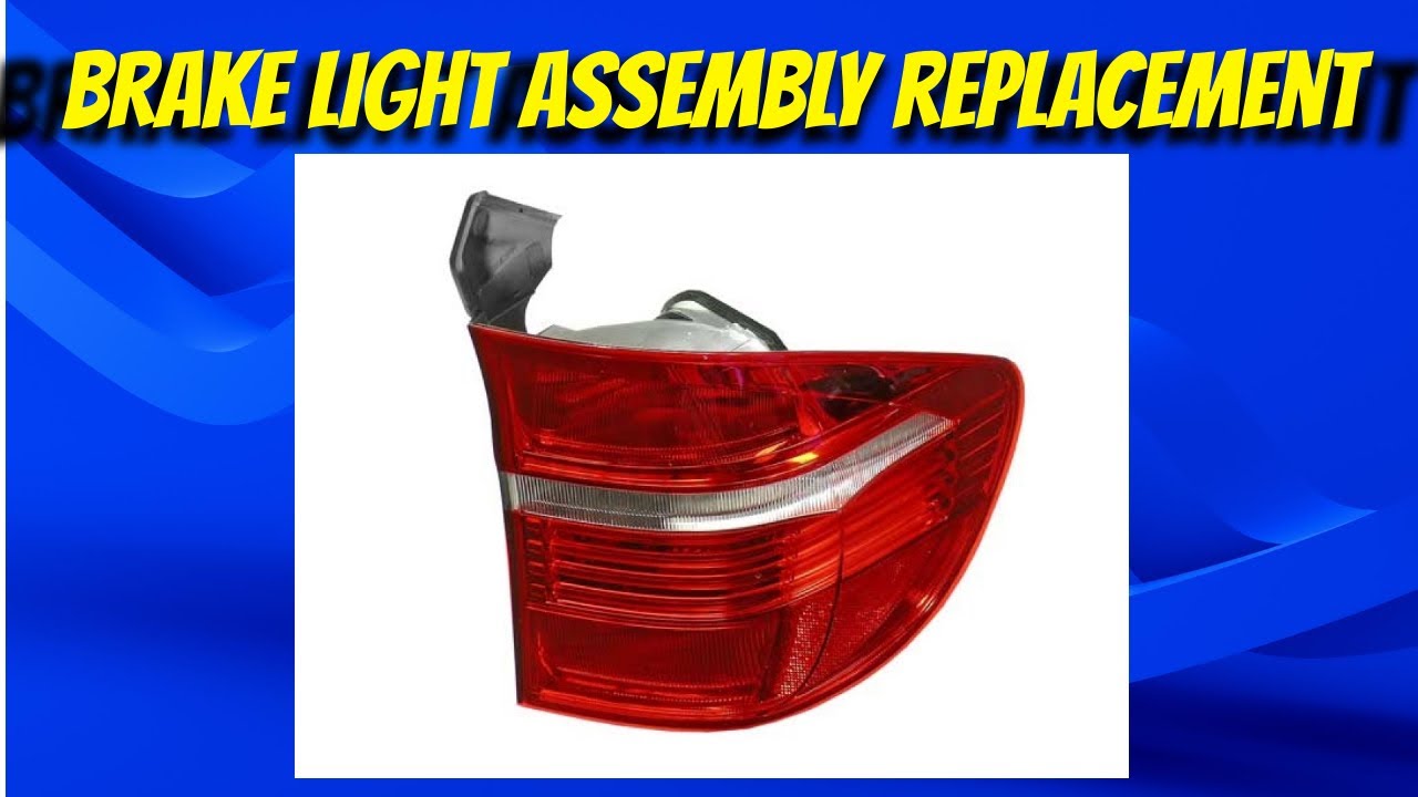 BMW X5 E70 Outer Brake Light Assembly Replacement