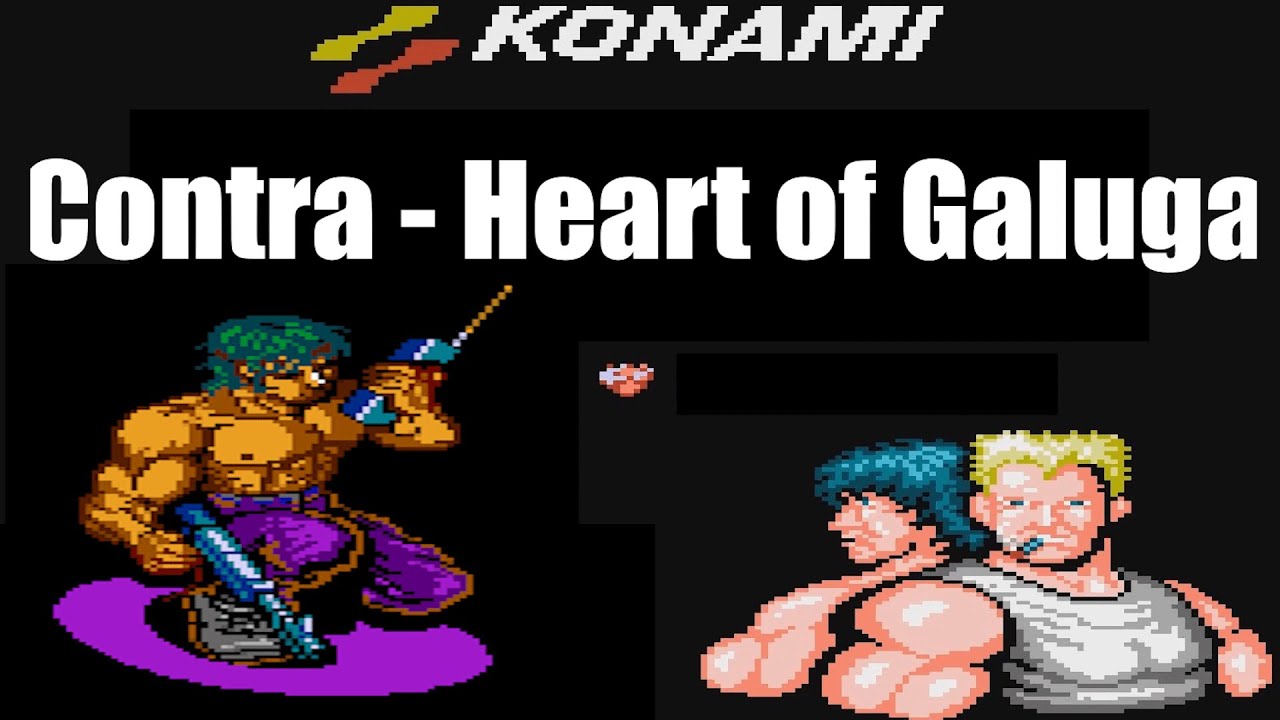 Contra  - Heart of Galuga - v1.1 - Lance Bean - Veteran - NES Playthrough