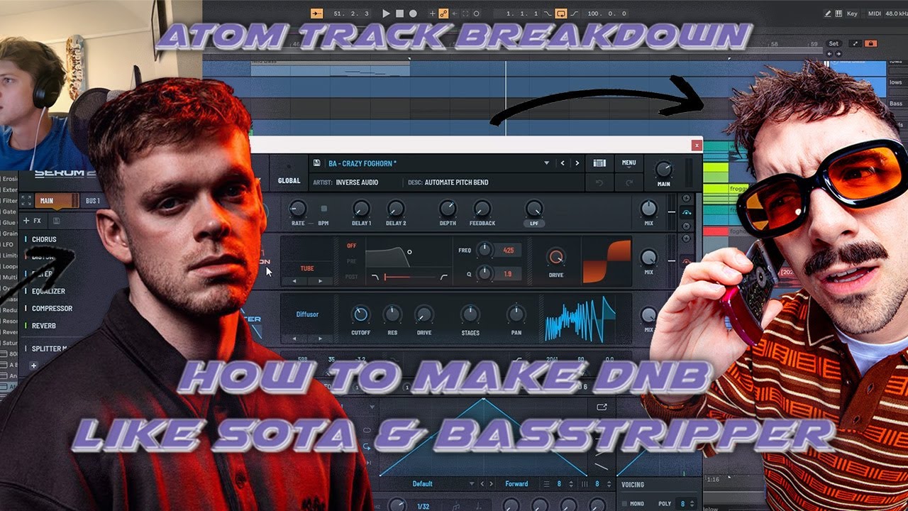 How To Make Futuristic Jump - Up DNB Like SOTA & Basstripper - ION Track Breakdown