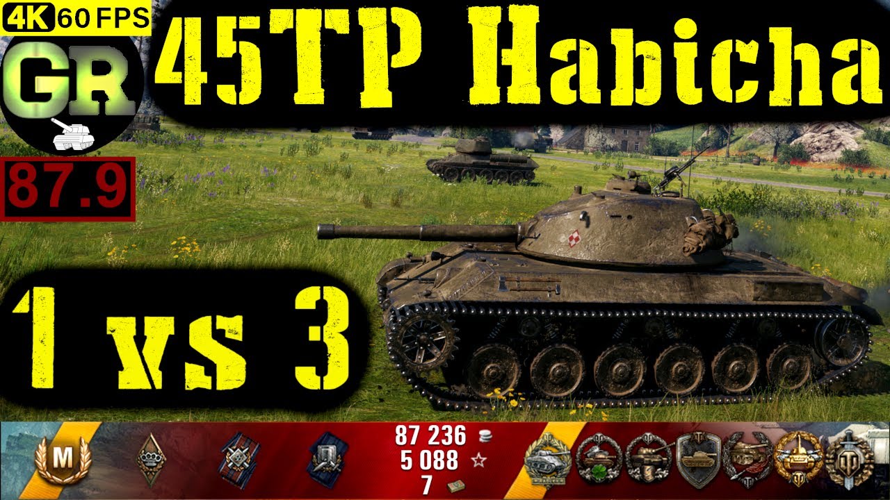 88_World of Tanks 45TP Habicha WoT Replay - 8 Kills 4.6K DMG(Patch 1.4.0)