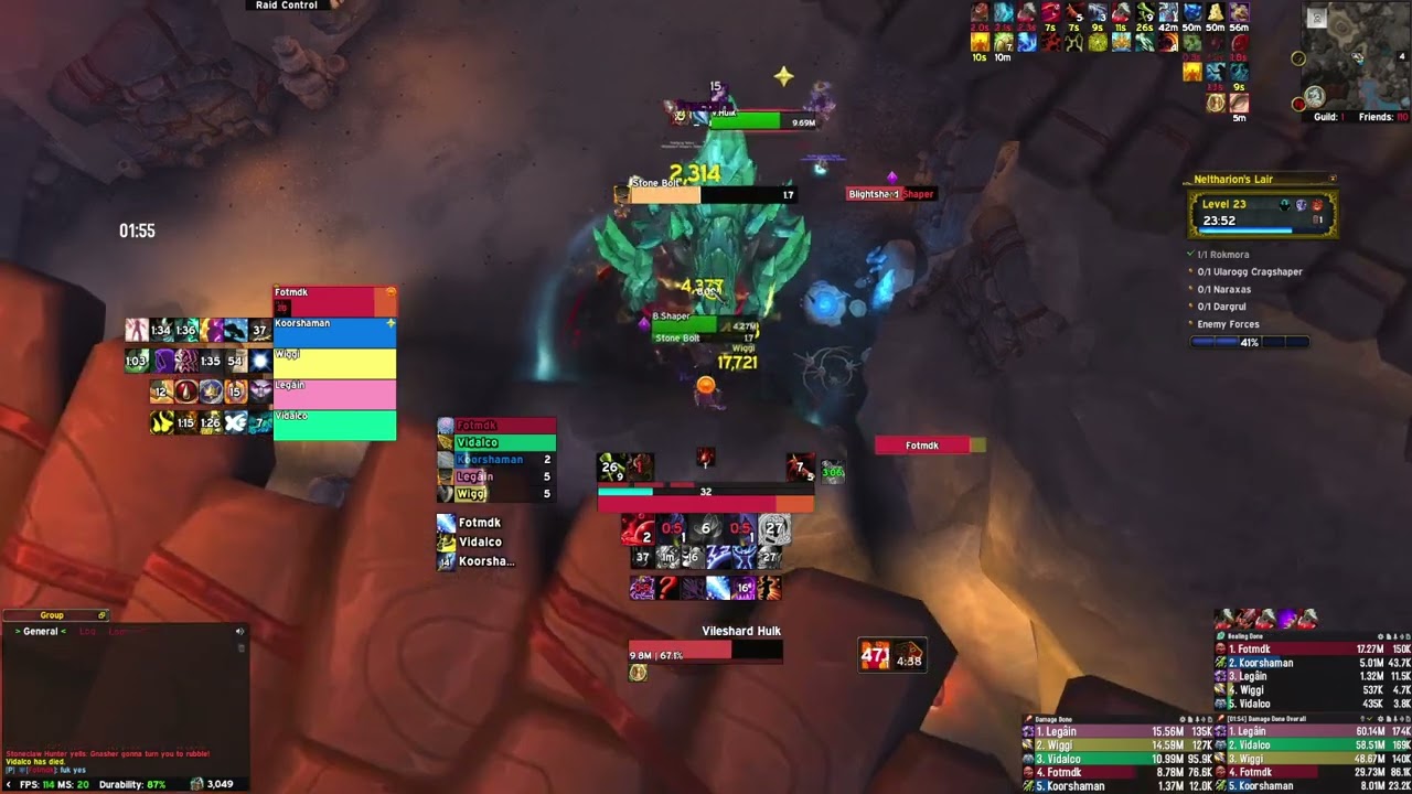 Blood DK +23 Neltharion's Lair Fortified | Road to 3k rio