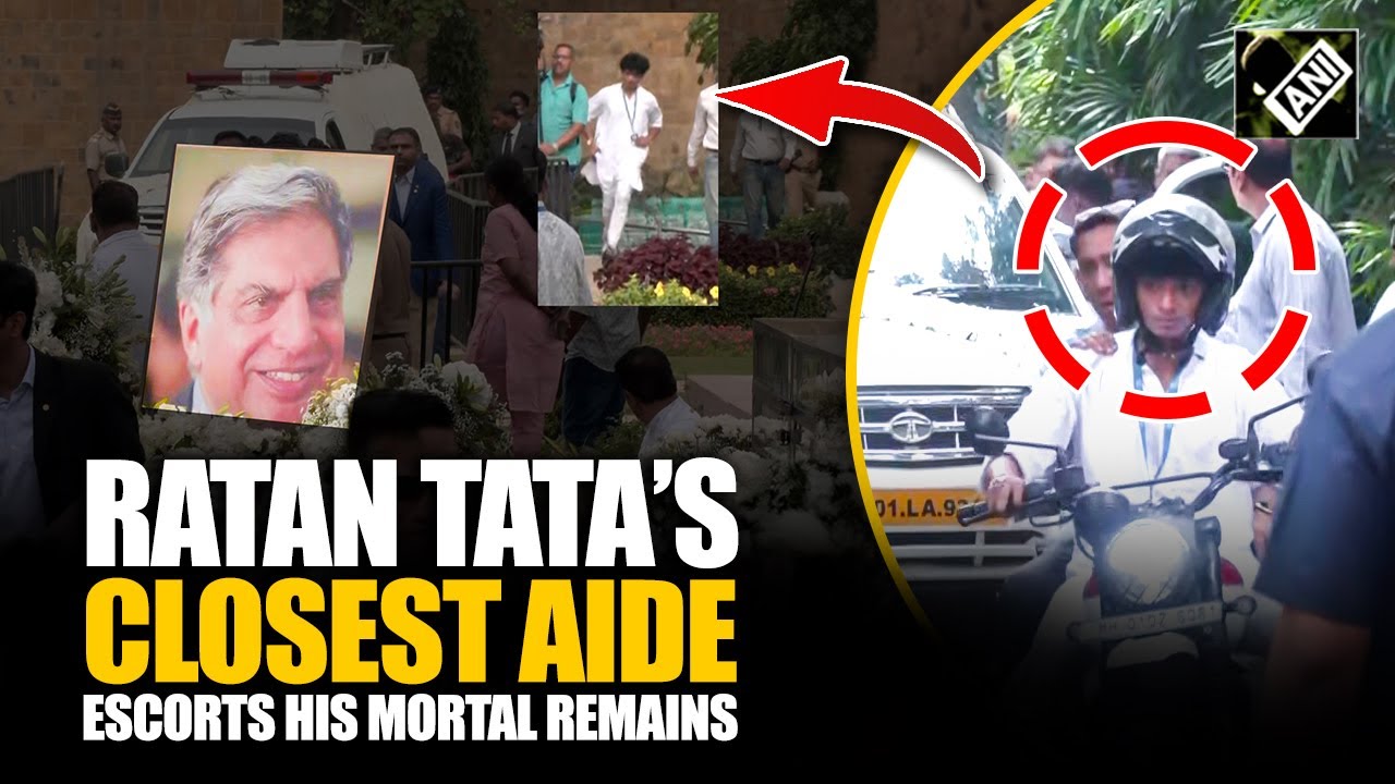31-year-old Ratan Tata’s closest aide Shantanu escorts his mortal remains ahead of State funeral