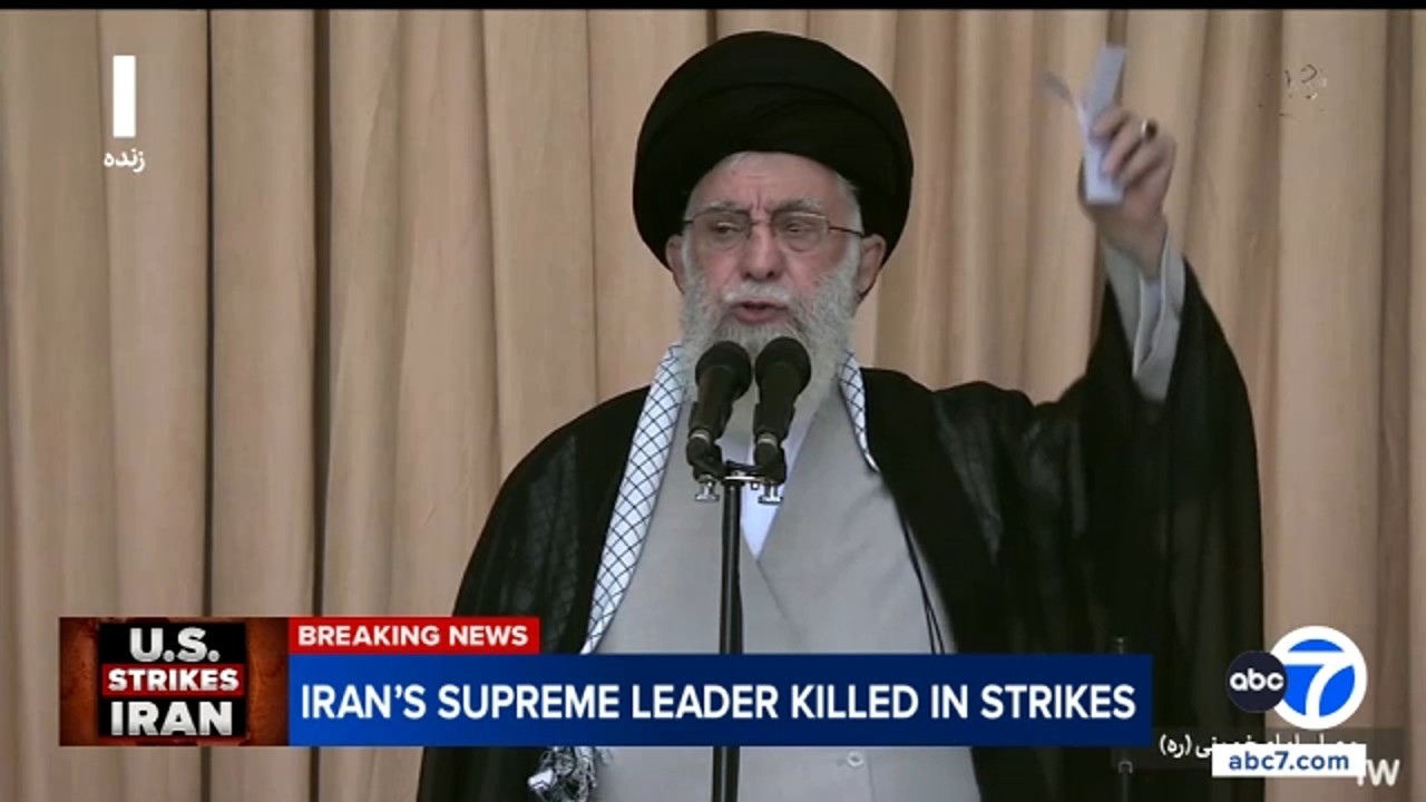 Trump confirms Iranian Supreme Leader Ali Khamenei is dead