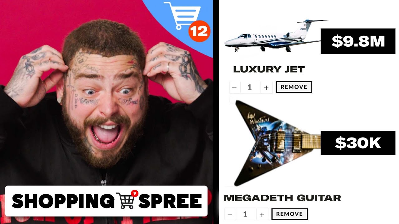Post Malone Goes On a $3.1M Shopping Spree | GQ