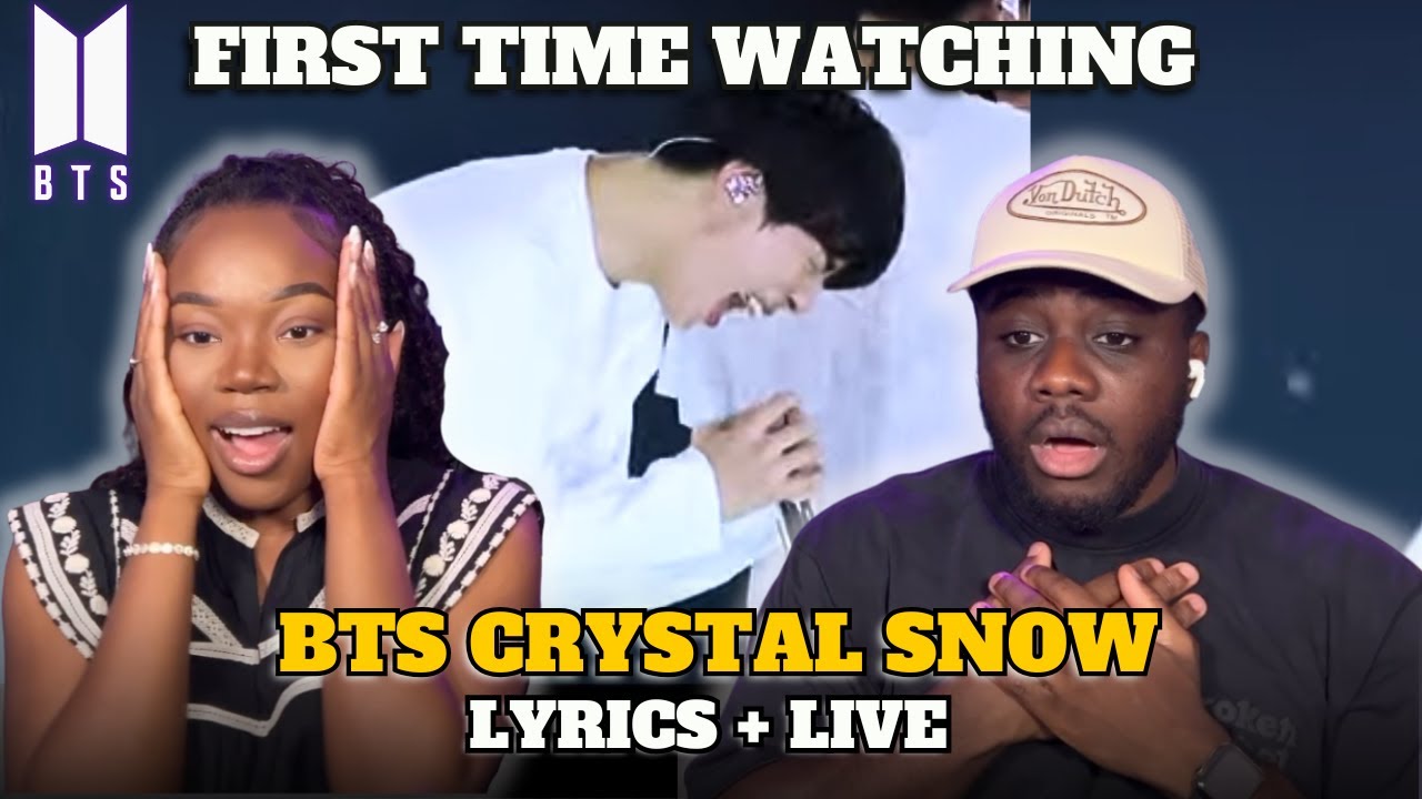 WE SCREAMED 😭😭 | K-POP NEWBIES FIRST TIME WATCHING BTS (방탄소년단) CRYSTAL SNOW LYRICS + LIVE!!