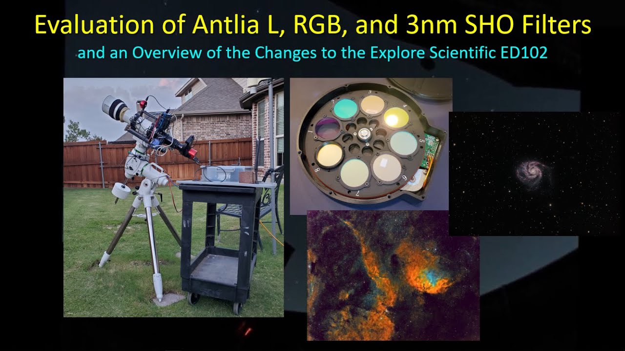 Antlia L, RGB, and 3 nm Pro SHO Filter Review