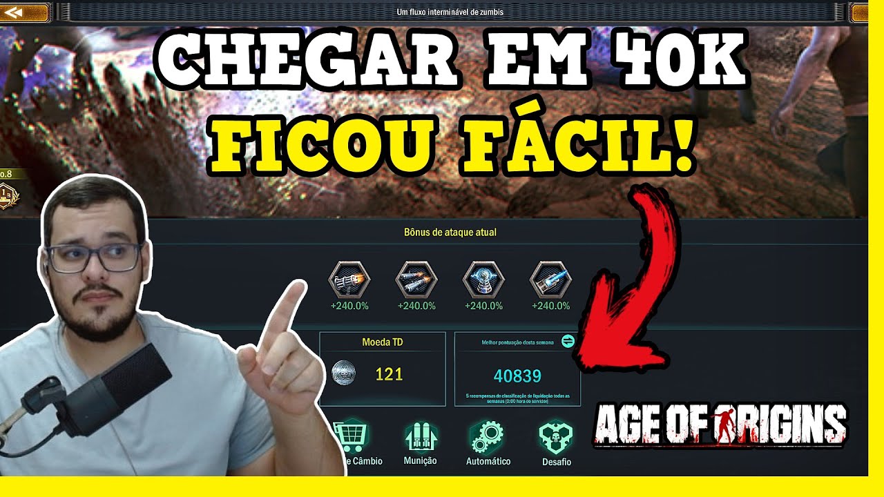 40K é fácil com essa estratégia! Age of Origins