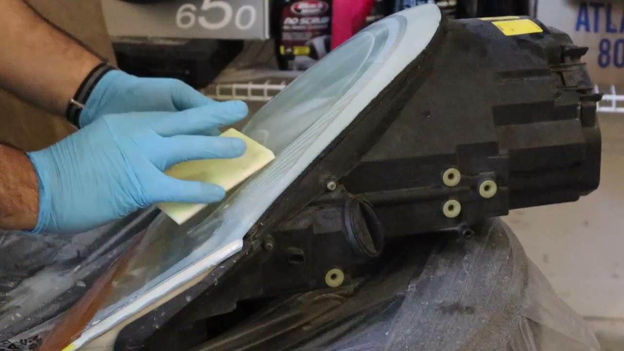 Porsche 996 Headlight Restoration