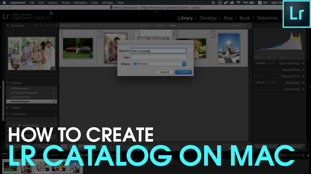 How to Create Lightroom Catalog on MAC