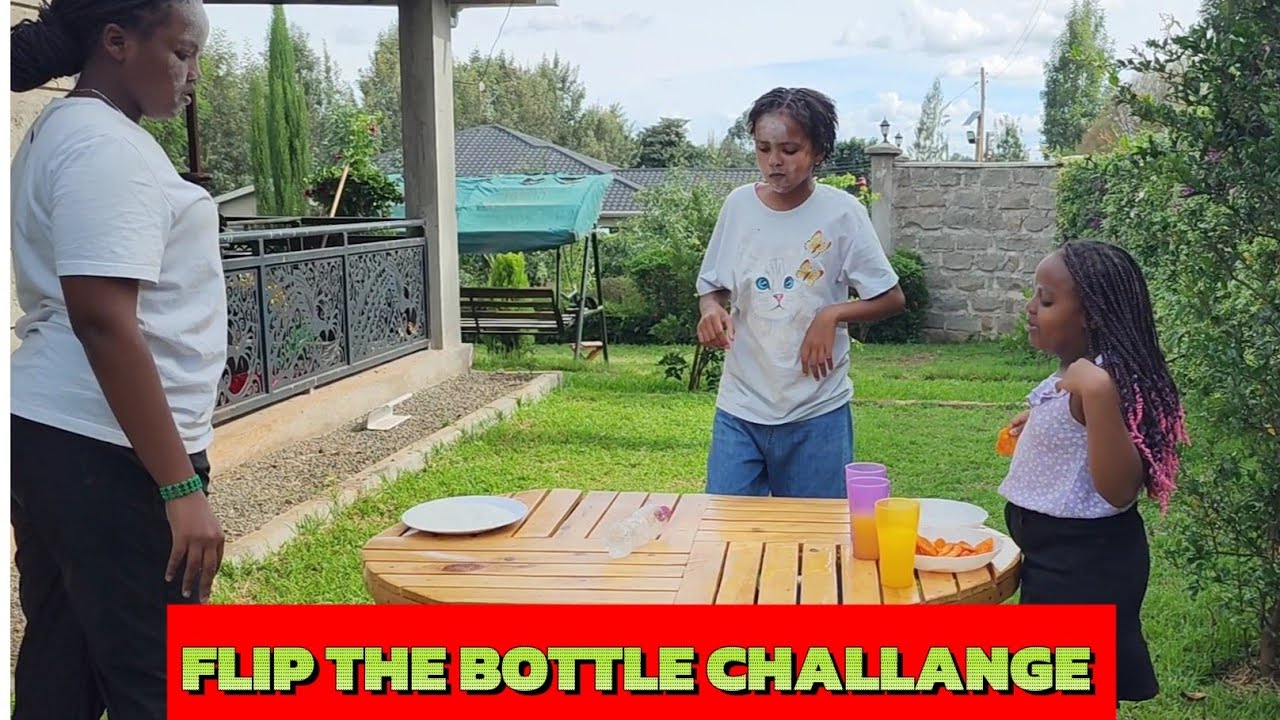 FLIP THE BOTTLE CHALLANGE Ft Nicole, Stacey and Tracey || BLESSED WAMIANGA FAMILY #subscribe #gaming