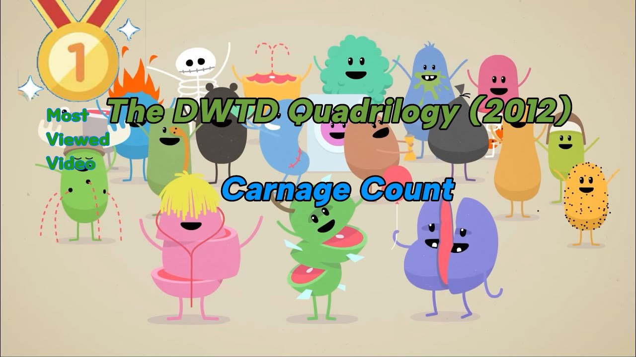 The Dumb Ways To Die Game Quadrilogy (2012) Carnage Count