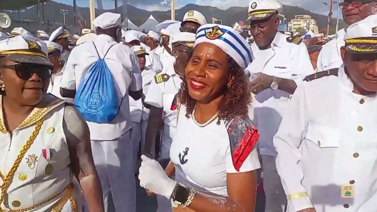 Trinidad All Stars Steelband Sailor Mas on Carnival Tuesday 2025