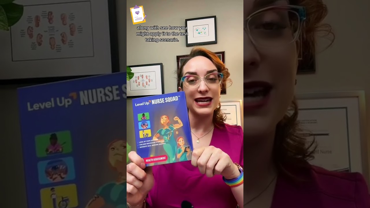 Level Up Nurse Squad: Health Assessment SHORT | @LevelUpRN
