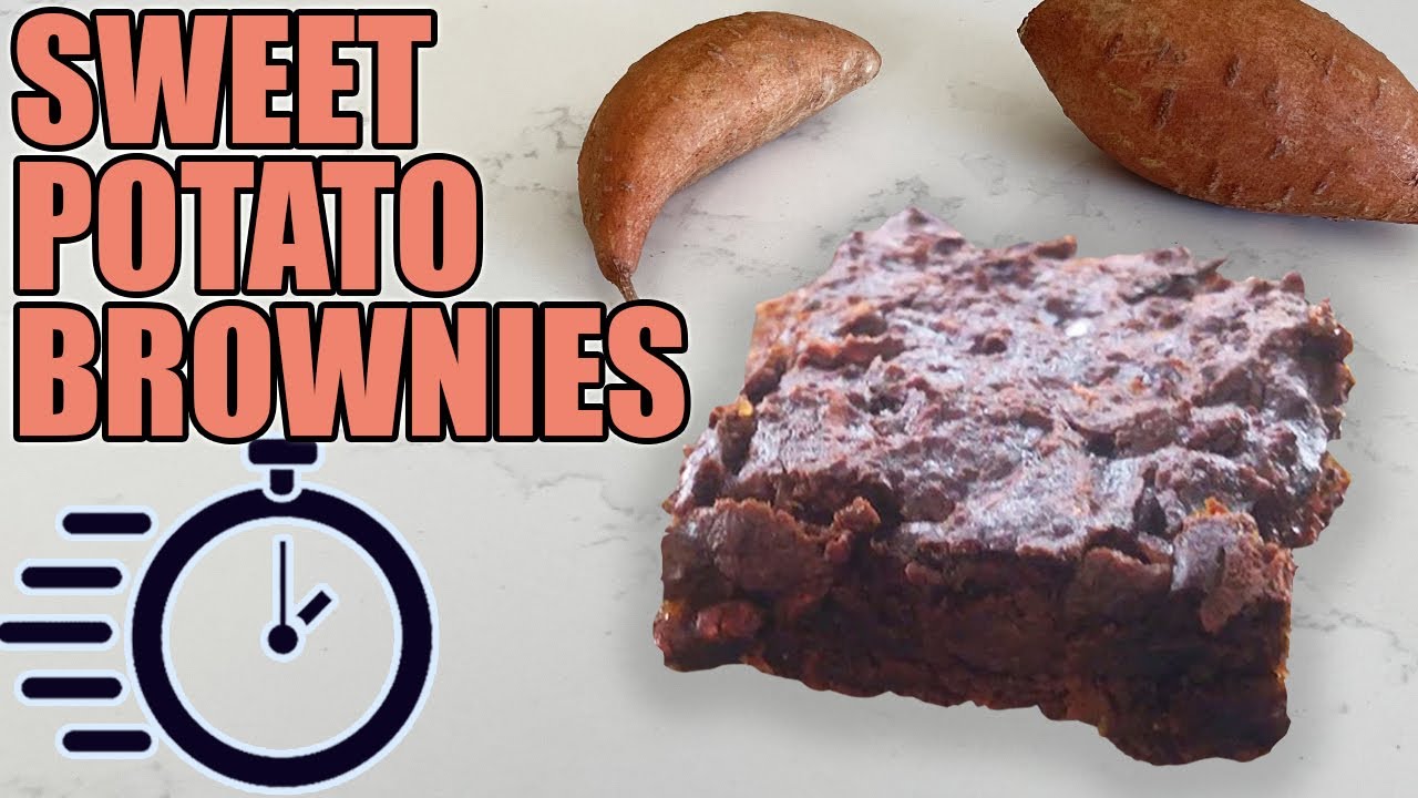 QUICK COOKING! *BROWNIES* MADE OF SWEET POTATOES! FAST & HEALTHY BROWNIES | DELICIOUS & NUTRITIOUS