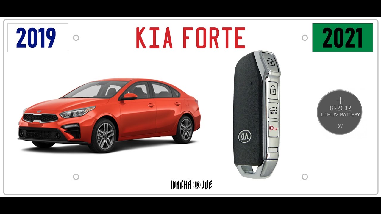 KIA Forte - Como cambiar la pila / batería del control