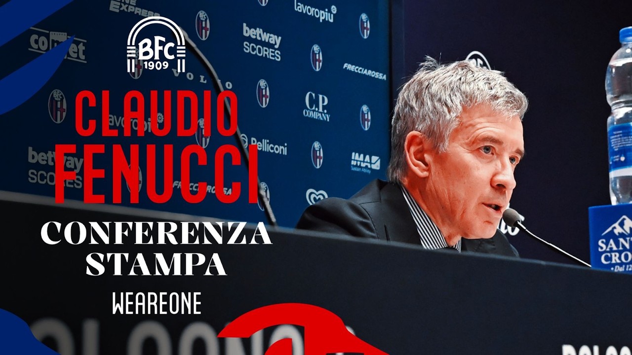 Claudio Fenucci in conferenza stampa