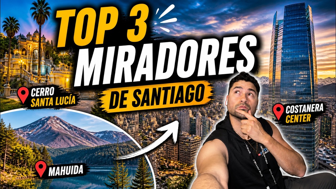 Vistas espectaculares de Santiago: ¿Cual es el mejor mirador?