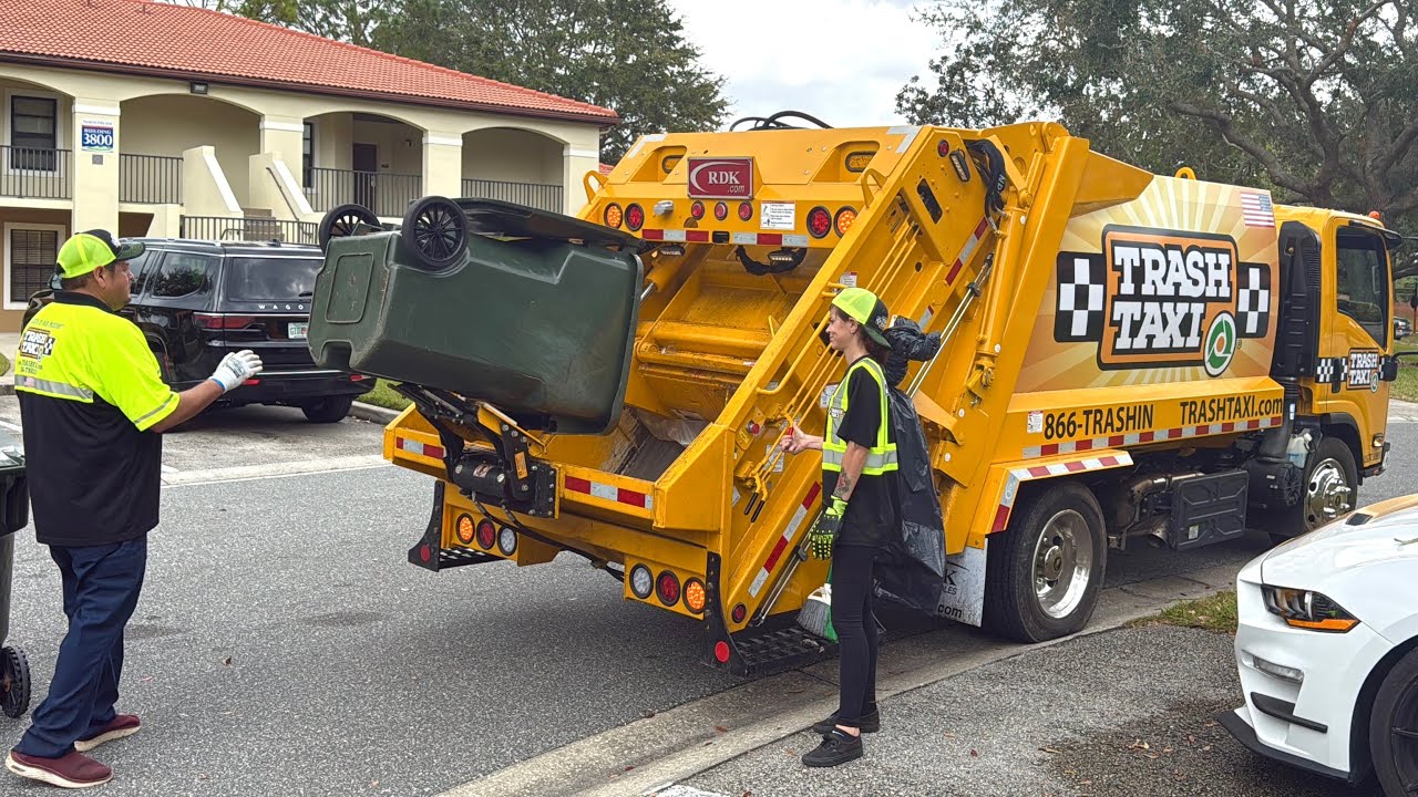 Trash Taxi Mini Pac-Mac Rear Loader Garbage Truck