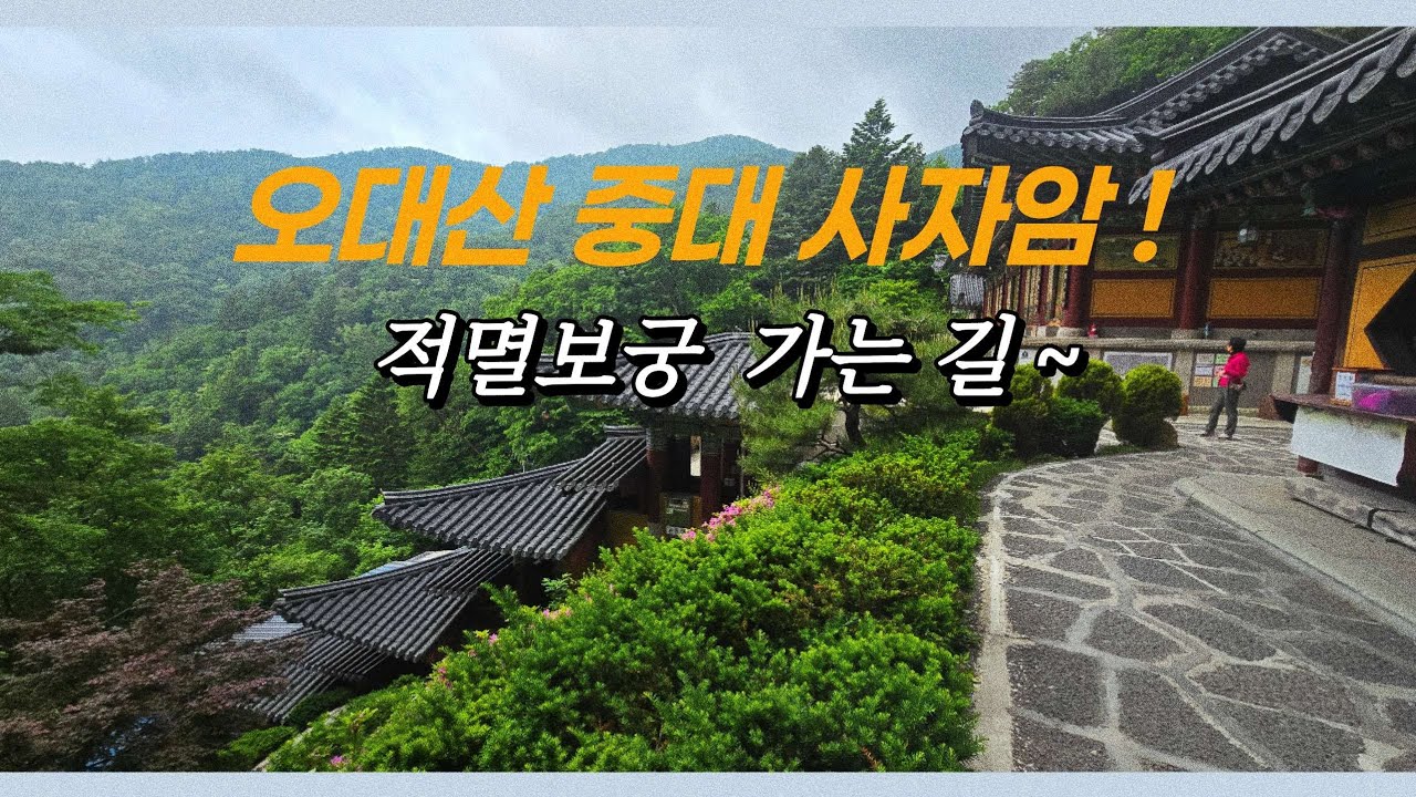 오대산 중대 사자암~ 적멸보궁 가는길 #불교 #오대산 #적멸보궁 #여행 #travel 