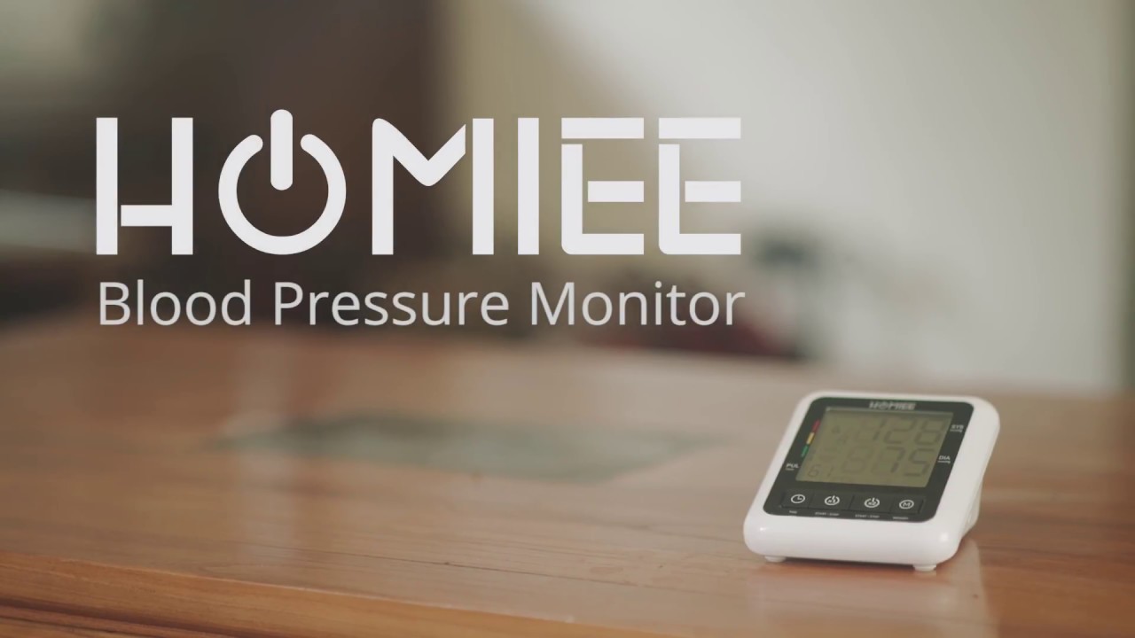 HOMIEE Blood Pressure Monitor  with AFIB Detection and 2.4" LCD Display