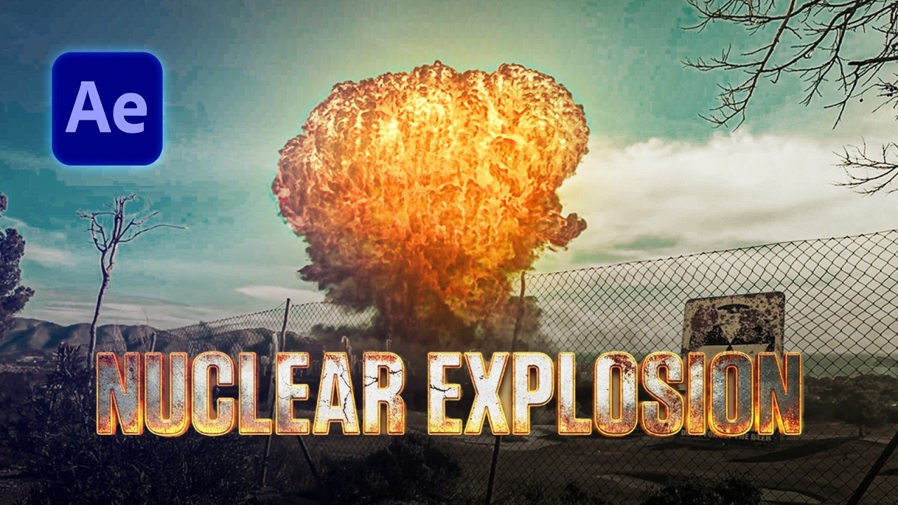 Advanced Nuclear Explosion - Full After Effects Tutorial