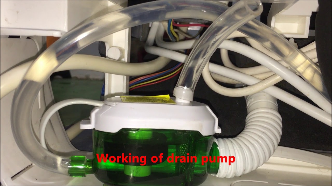 Wall mounted fcu with inbuilt drain pump